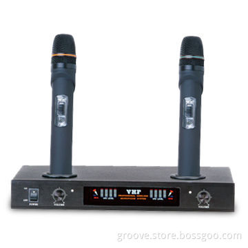 VHF Wireless Microphone with Recharger Set Based on the Receiver
